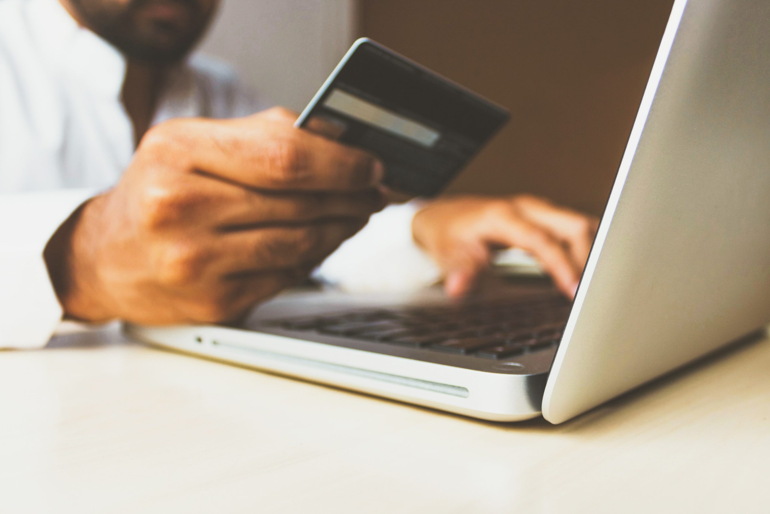 Online credit card purchase